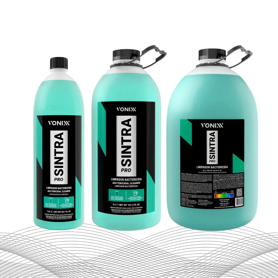 APC Vonixx Sintra Pro - LIMPIADOR BACTERICIDA PARA LIMPIEZA INTERNA DE VEHÍCULOS